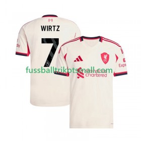Fußballtrikots Liverpool Florian Wirtz 7 2025-2026 Kurzarm Auswärts-trikot kaufen